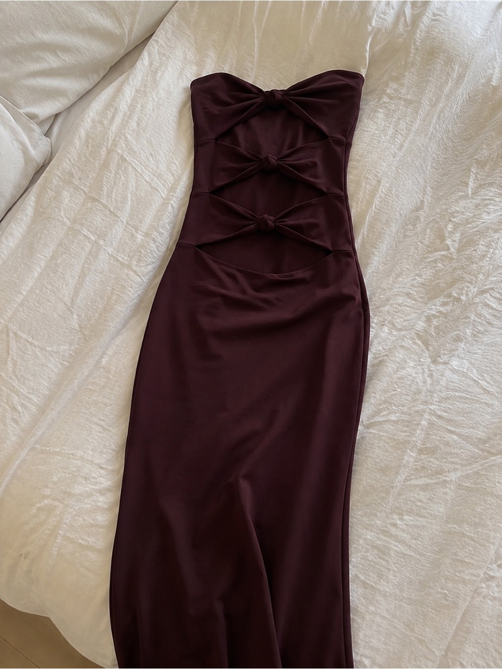 White Fox Life After Love Maxi Dress – Chocolate XS